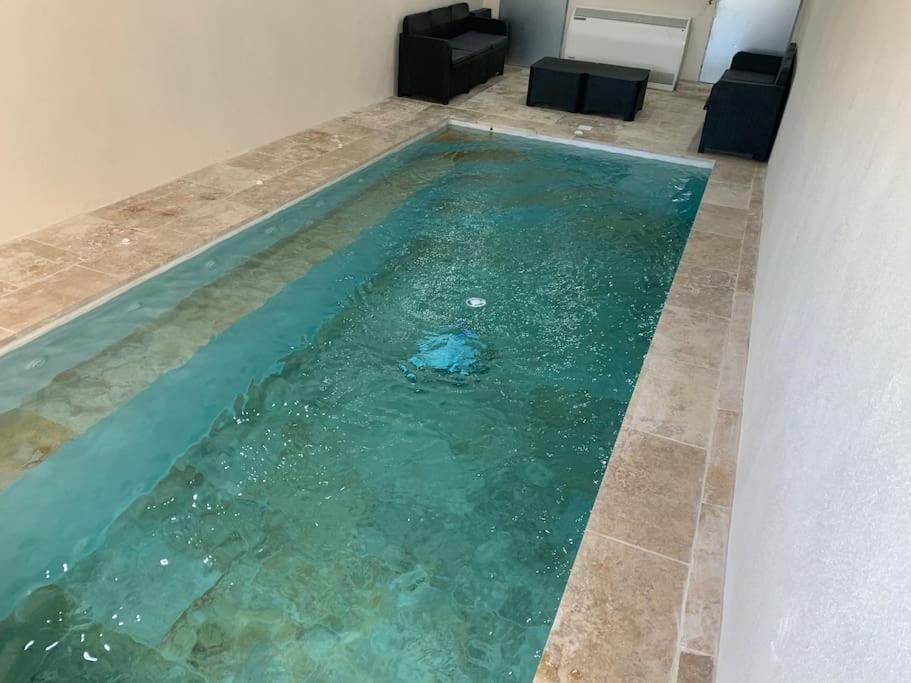 Villa Piscine/Spa Prive Interieur 33° Zoo De La Fleche 24H Du Mans 외부 사진